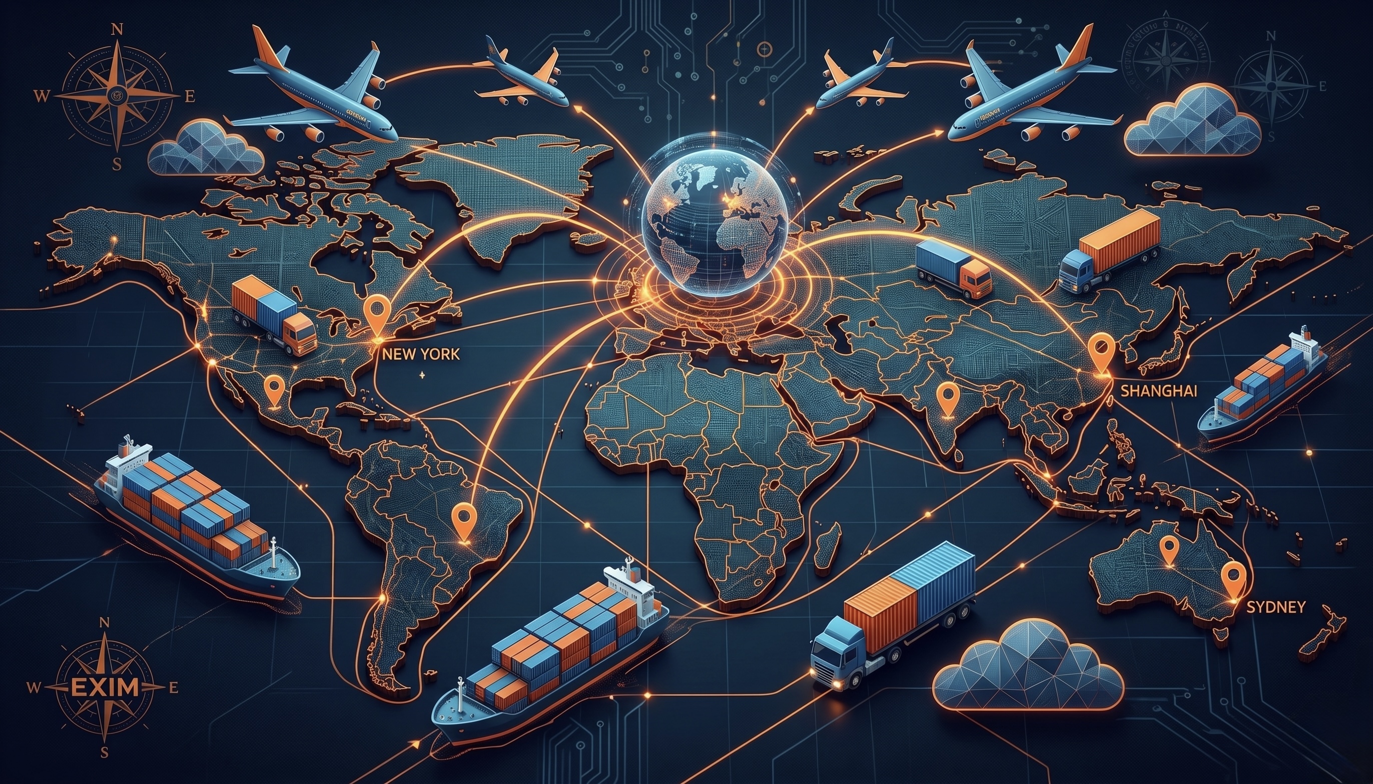 Worldwide export markets served by ILLICKEL EXIM LLP